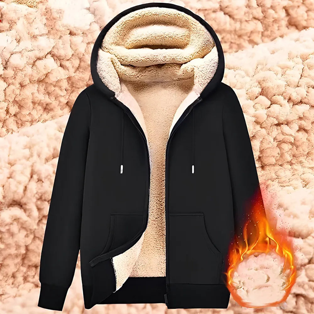 Gilet sweat ?� capuche - Doublure polaire