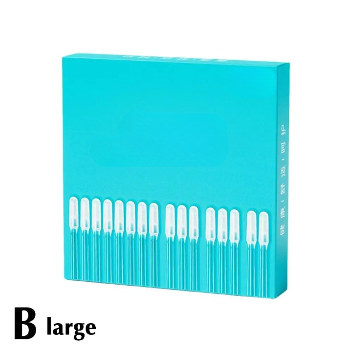 48x Coton-tiges réutilisables en silicone souple