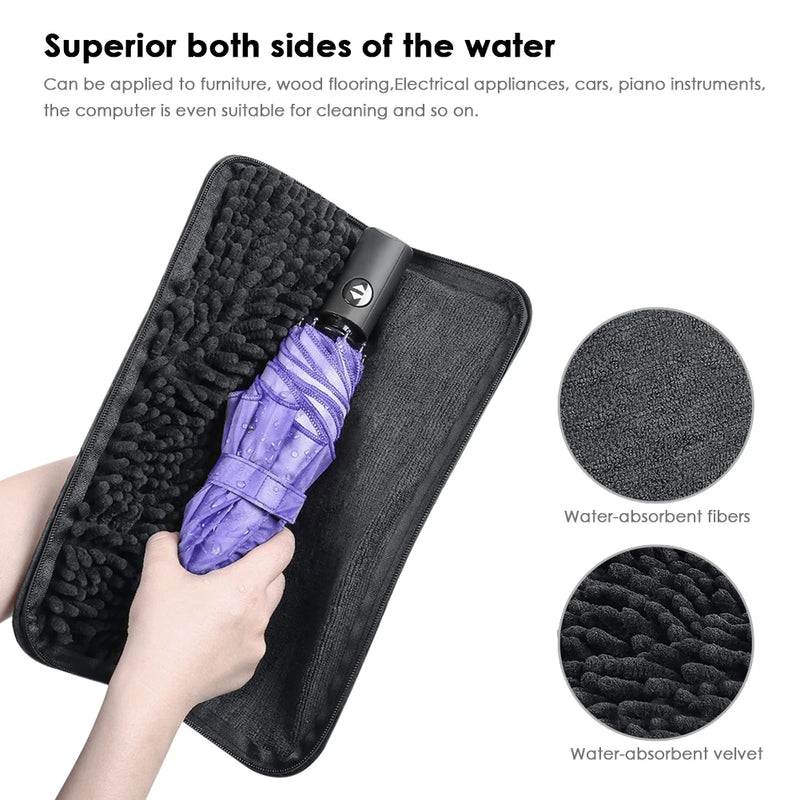 2x Pochettes de rangement parapluie ULTRA Absorbante et étanche