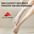 5x Paire de chaussettes 5 doigts en coton antibactérien