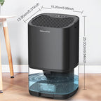 Déshumidificateur d'Air 2 en 1 Silencieux - Déshumifie & Purifie
