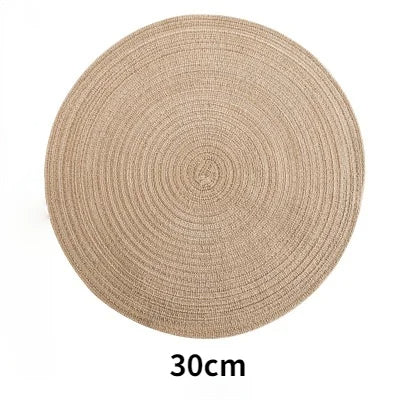 Set de 12 Napperons en Lin tissés