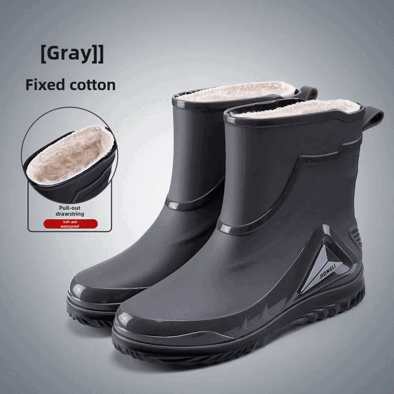Bottes de Pluie à Polaire pour Homme
