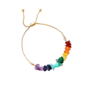 Bracelet 7 Chakras avec Pierres Naturelles