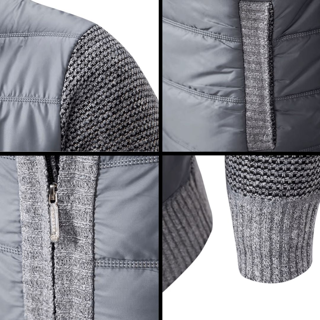 Cardigan matelassé pour homme