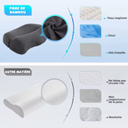 Coussin Cervicales Orth4WD Ergonomique à Mémoire de Forme