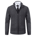 Gilet élégant avec fermeture zip pour homme - automne hiver
