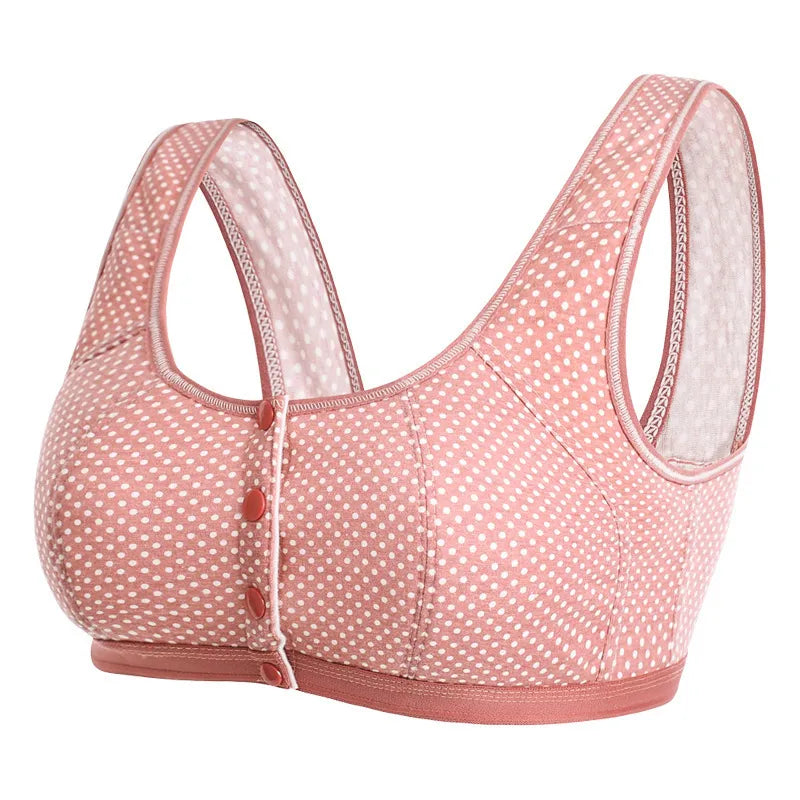Soutien-gorge 100% Coton - Fermeture à pression avant