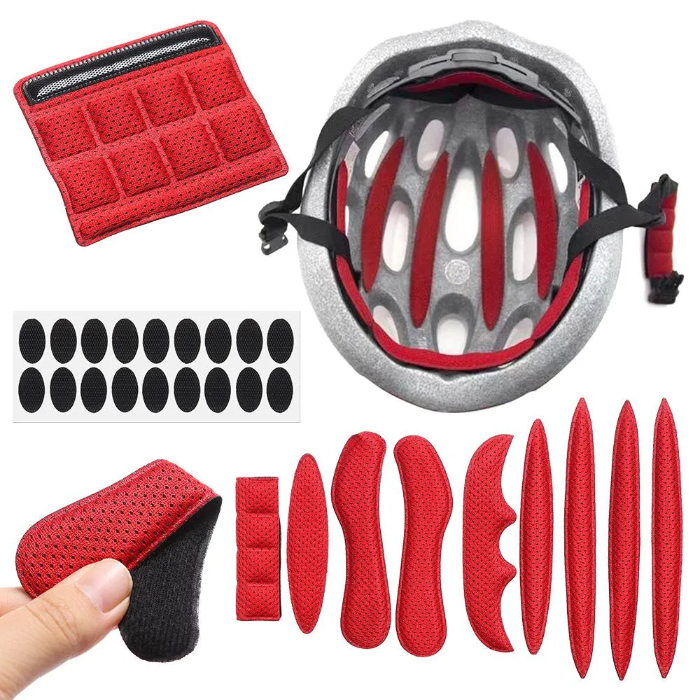 Kit de Rembourrage pour Casque de Moto et Vélo