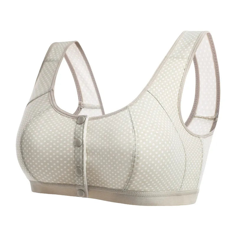 Soutien-gorge 100% Coton - Fermeture à pression avant