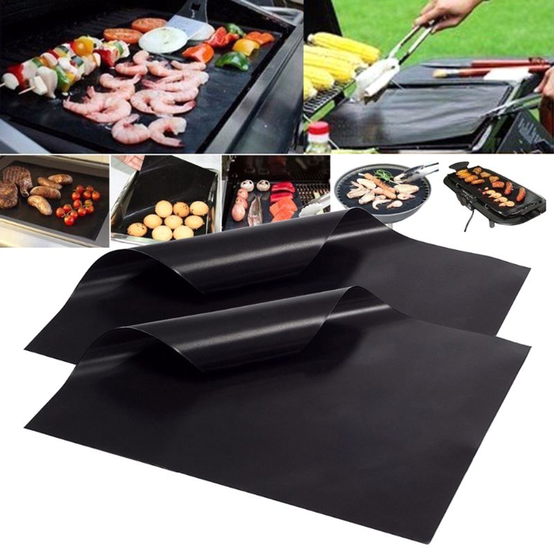 Lot de 2 tapis de cuisson pour four et barbecue