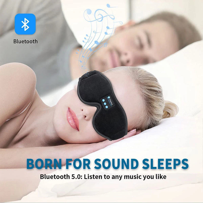 Masque de sommeil Bluetooth 3D - Ecouteurs intégrés