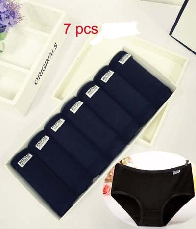 Pack of 7 100% cotton briefs