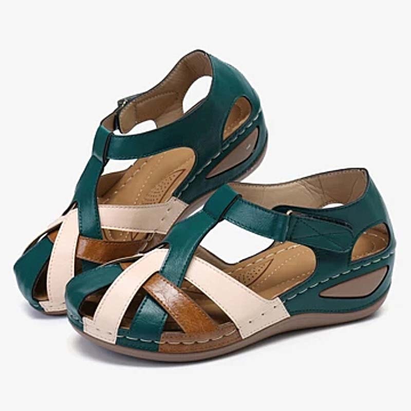 Sandales vintage d'été à plateforme