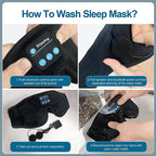 Masque de sommeil Bluetooth 3D - Ecouteurs intégrés