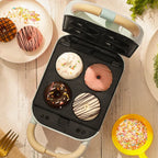 Mini Grill à sandwich et gaufrier 2 en 1