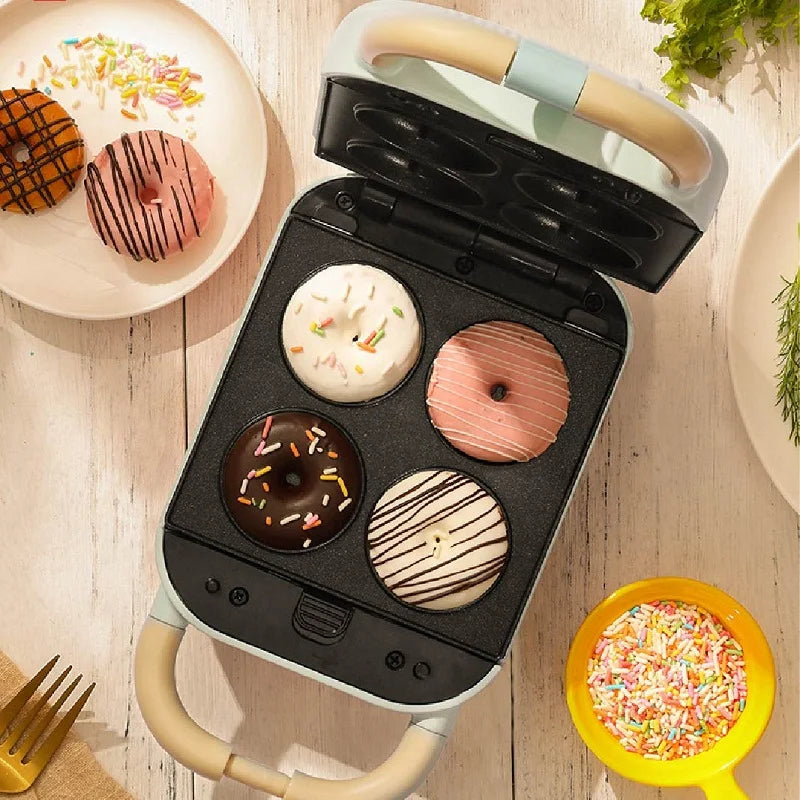 Mini Grill à sandwich et gaufrier 2 en 1