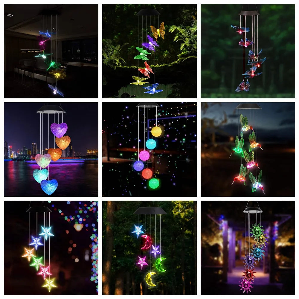 Lampe LED solaire suspendue décoratif