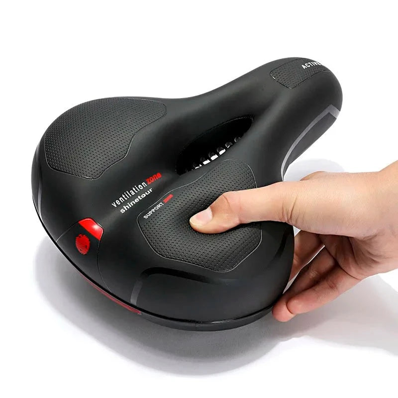 Selle de vélo Confort extrême avec feu arrière intégré