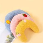 Mini Oreiller en Forme de Lune pour Animaux de Compagnie