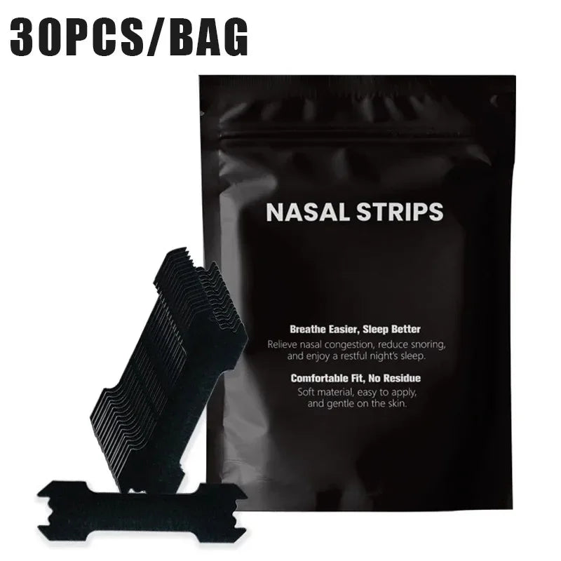 Patchs Nasaux Respiration Facile – Sommeil Réparateur - 30 pièces