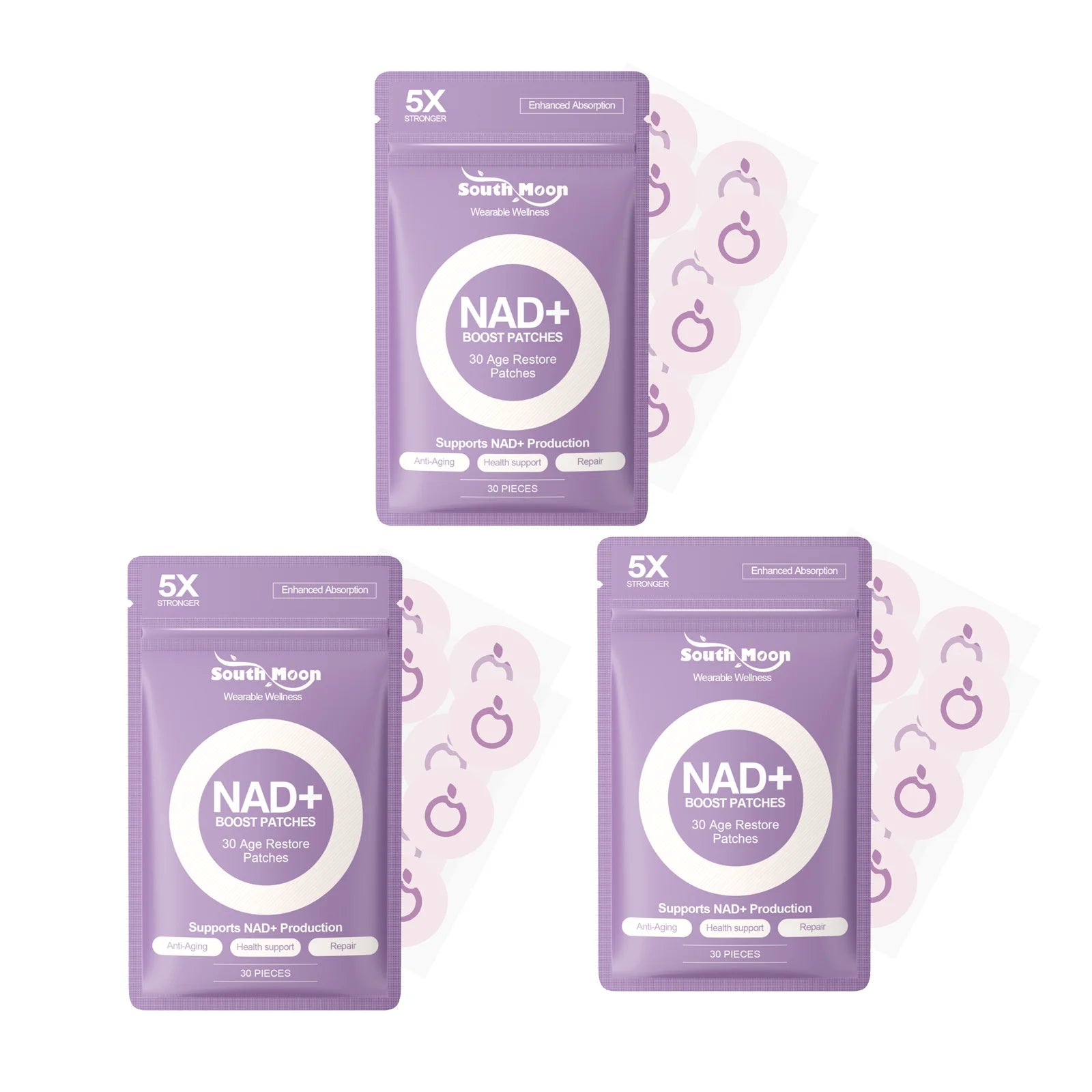 NAD+ Patchs - Booster énergie, métabolisme et anti-âge