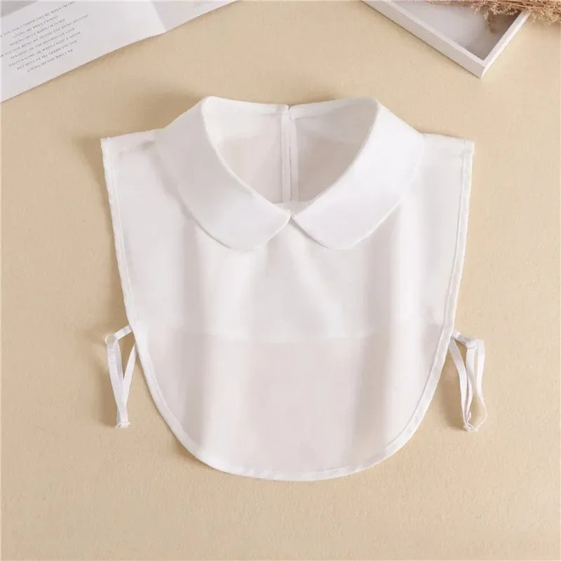 Faux Col de Chemise Amovible