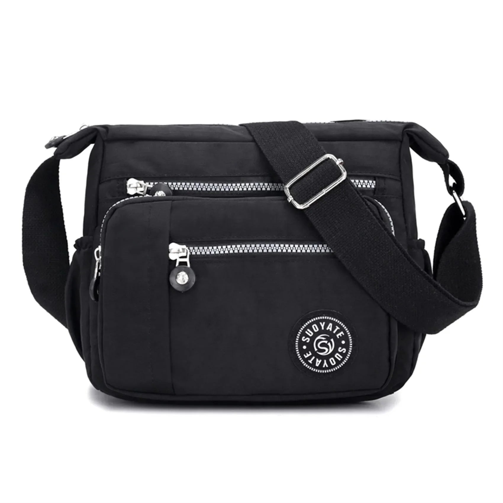 Sac Bandoulière Femme Nylon Imperméable Multi-Poches