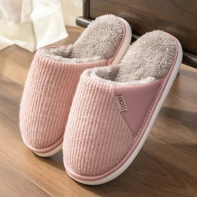 Pantoufles en Velours Côtelé ULTRA Chaudes
