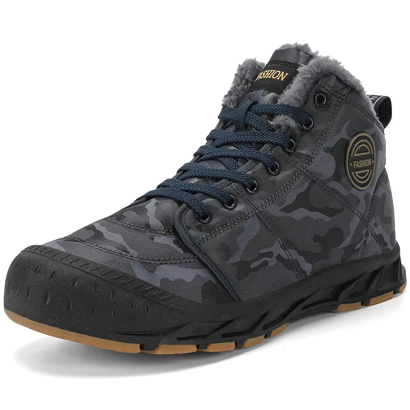 MEN'S FLEECE-LINED MILITARY BOOTS