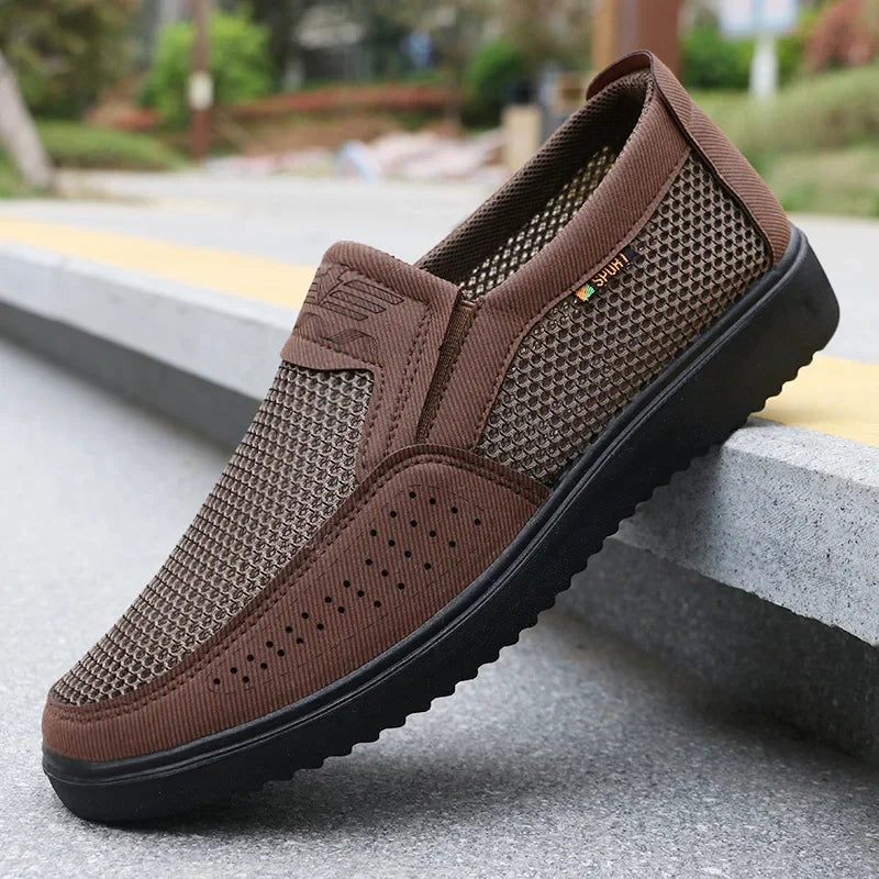 Mocassin en Maille Respirante Confortables et Décontractées Homme