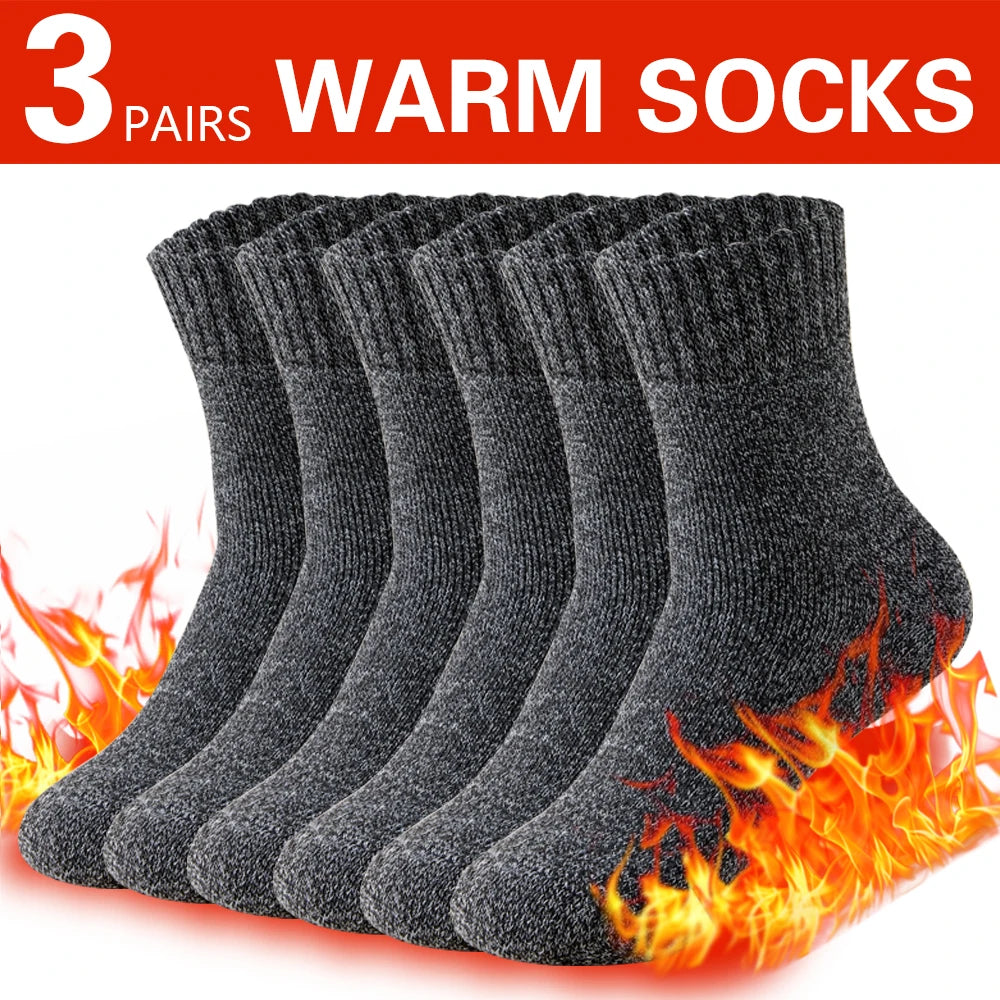 Lot de 3 Chaussettes Thermiques Grand Froid