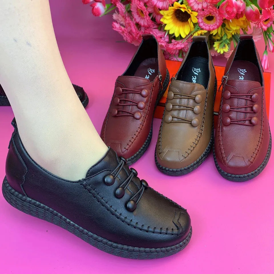 Marianne - Mocassins orthopédiques confortables et élastiques
