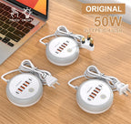 Station de Charge USB 6 Ports avec LED Tactile