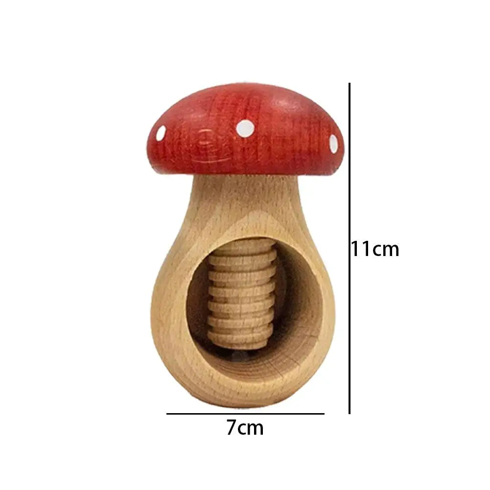MUSH' - Casse Noix en Bois en Forme de Champignon