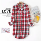 Chemise de nuit en coton & flanelle