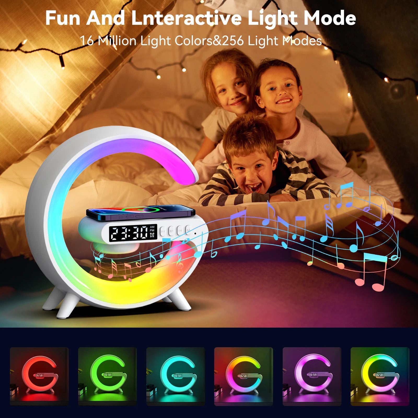 Smart Light - Lampe de chevet connectée multifonctionnelle