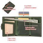 Porte-feuille en Cuir de vachette Italien- Pop-up intelligent