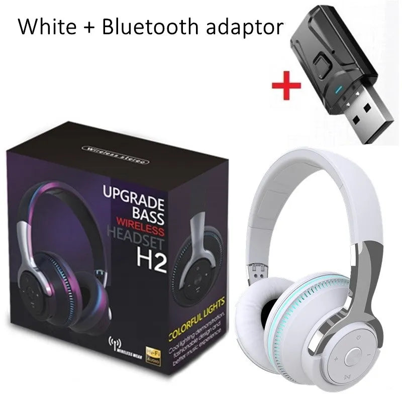 Casque sans-fil pour TV et ordinateur avec adaptateur USB - SUPER BASS