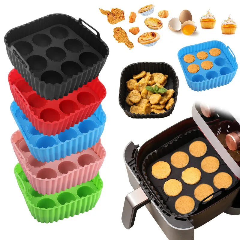 Moule 2 en 1 pour Air Fryer Anti-adhsésif