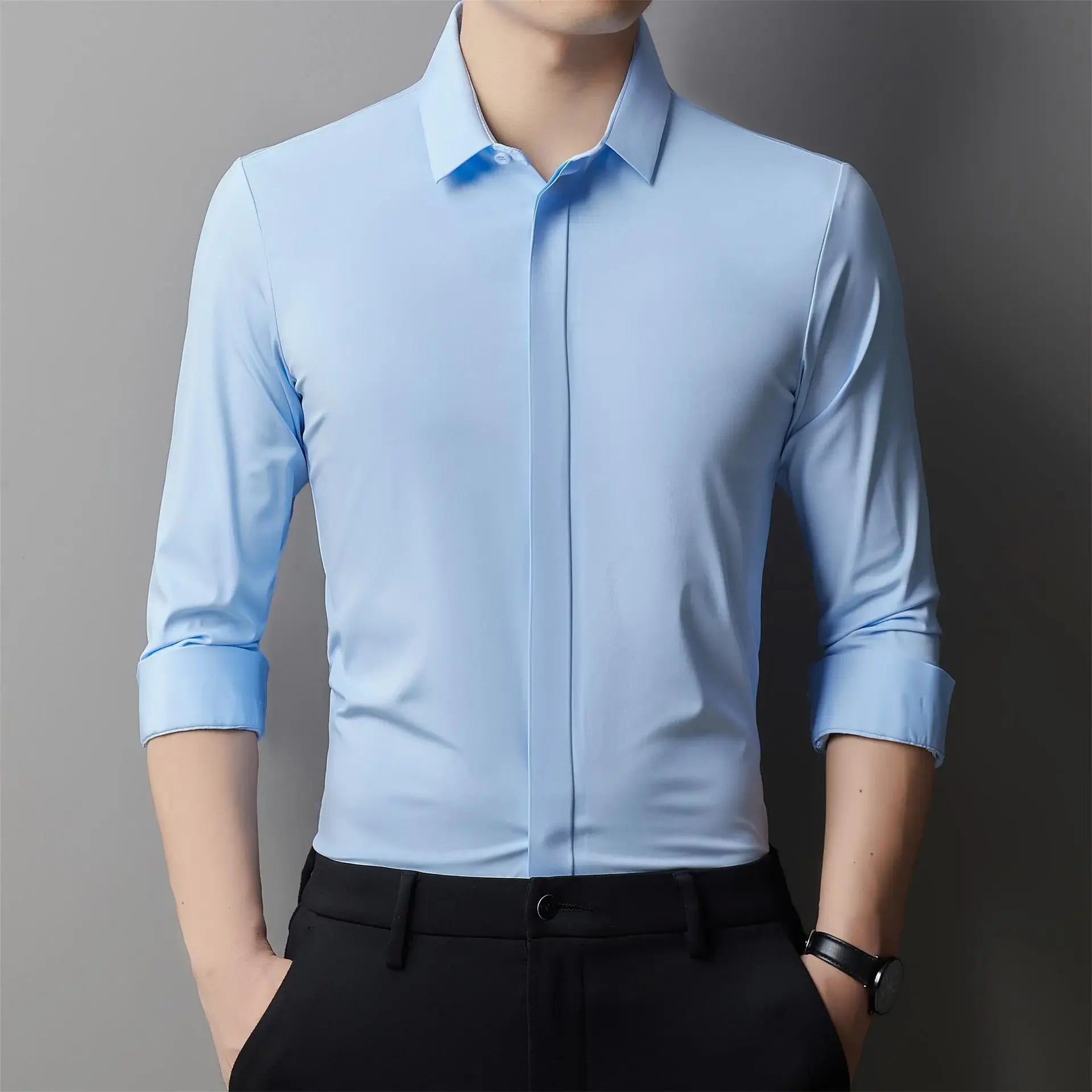 Chemise Infroissable & Élastique - Homme