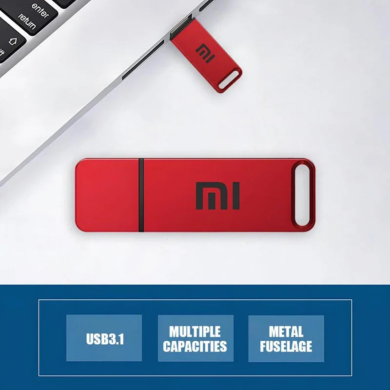 2TB High-Speed USB 3.1 Metal Flash Drive