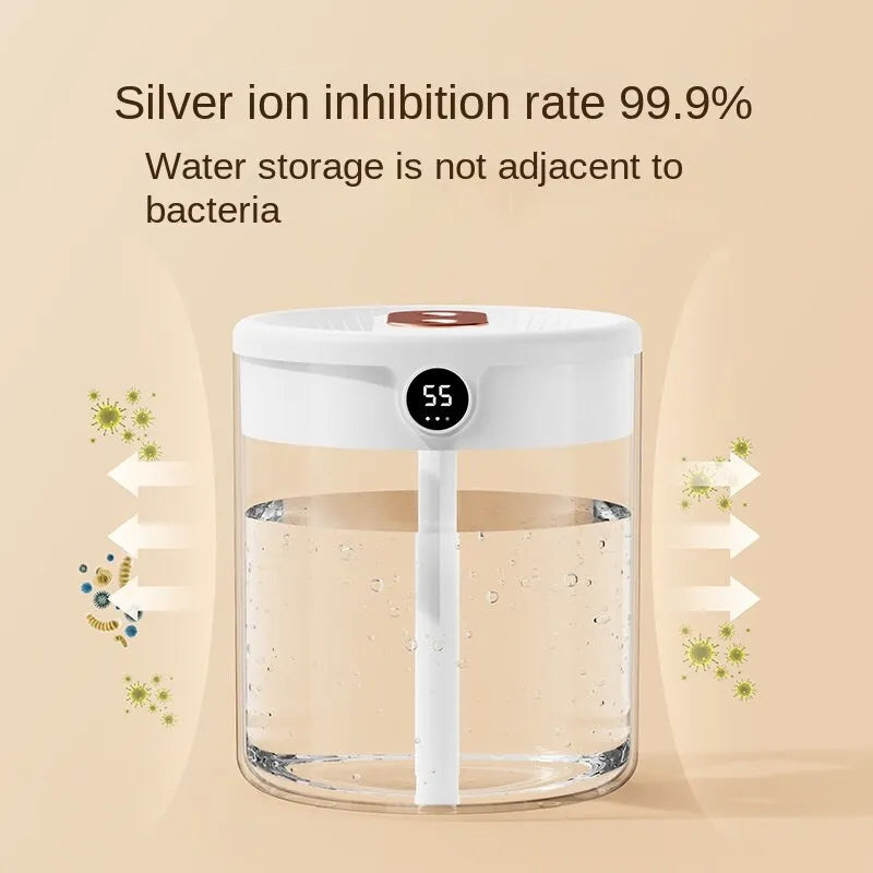 Humidificateur à double pulvérisation avec USB - Grande capacité 2L