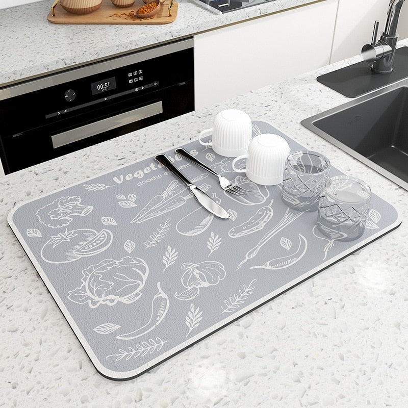 Tapis Absorbant Séchage Rapide
