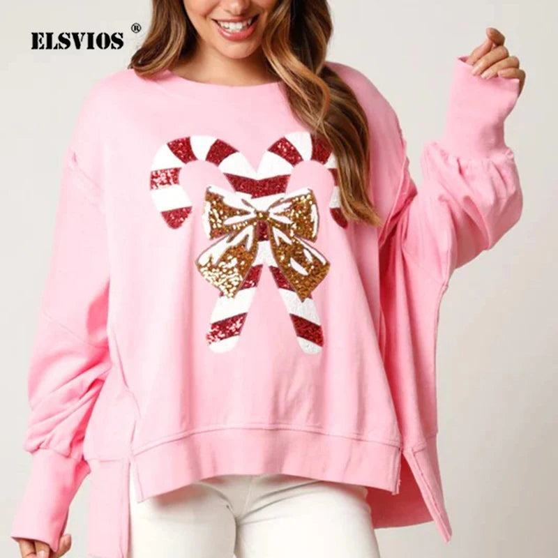 Pull de Noël à Sequins