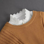 Faux Col de Chemise Amovible