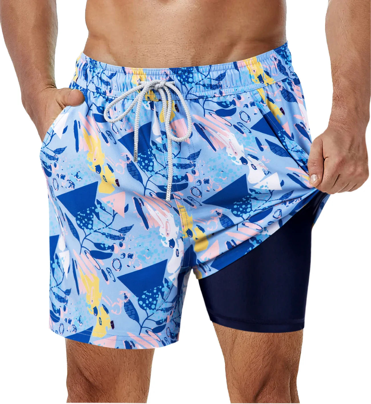 Maillot de Bain avec doublure de compression intégrée