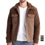 Veste Sherpa Bi-matière pour Homme