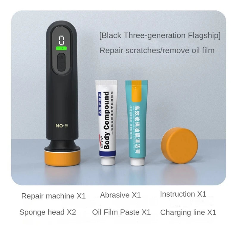 Kit Complet Ponceuse et Cire de Polissage Anti-Rayure pour Voiture