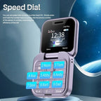 Mini Téléphone Portable Pliable Servo i16 Pro - Dual Sim & Raccourcis Appels